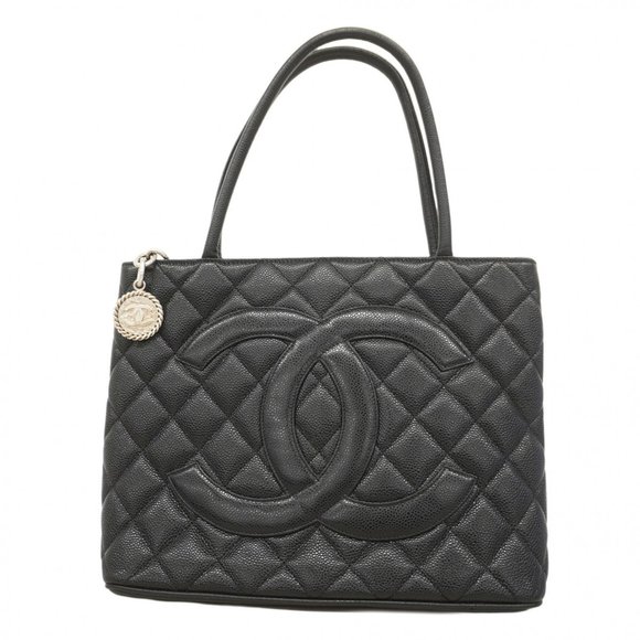 Chanel Reissue Tote Bag, Caviar Skin, Black, Women's - Picture 1 of 9
